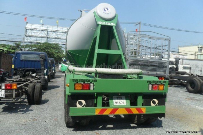 Rơ moóc Doosung 2017 chở xi măng rời 33 tấn, giá rẻ cạnh tranh