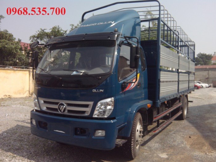 Bán xe tải thaco ollin900a, giá 548tr, màu xanh, bán trả góp