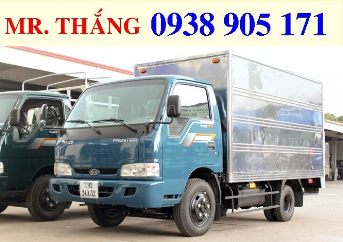 Xe tải Kia K165s tải trọng cao 2400KG, xe mới đời 2017 chạy vào được thành phố