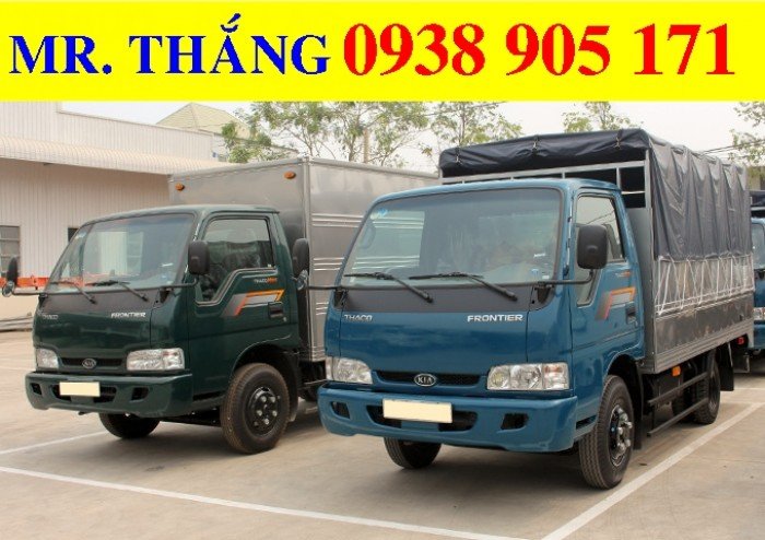 Xe tải Kia K165s tải trọng cao 2400KG, xe mới đời 2017 chạy vào được thành phố