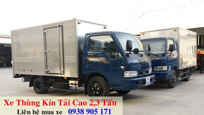 Xe tải Kia K165s tải trọng cao 2400KG, xe mới đời 2017 chạy vào được thành phố