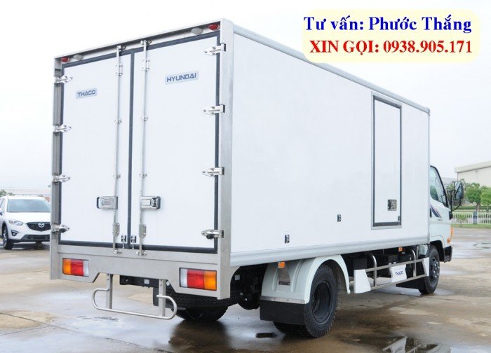 Xe tải đông lạnh Hyundai tải trọng 6 tấn và 5 tấn, đời mới 2017. Có hỗ trợ trả góp, ra số toàn quốc, giao xe tại nhà