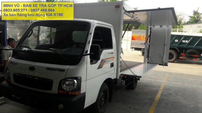 Xe bán hàng lưu động KIA Hàn Quốc. KIA K190 1,9 tấn.  Bán xe trả góp