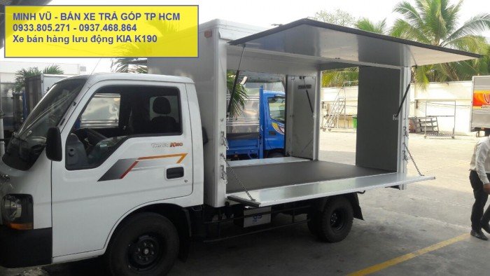 Xe bán hàng lưu động KIA Hàn Quốc. KIA K190 1,9 tấn.  Bán xe trả góp