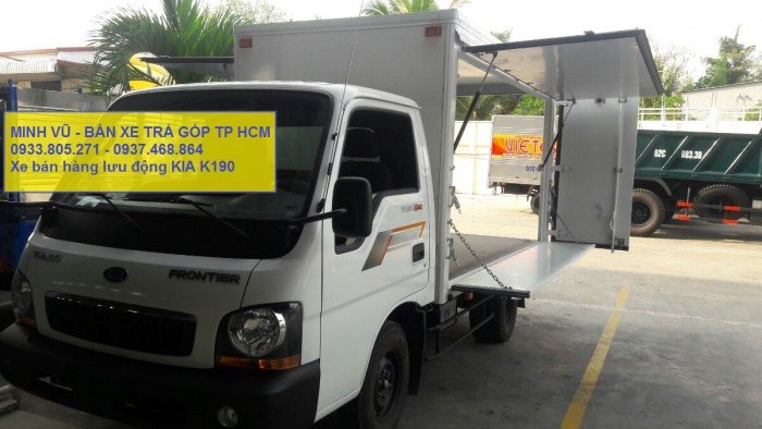 Xe bán hàng lưu động KIA Hàn Quốc. KIA K190 1,9 tấn.  Bán xe trả góp