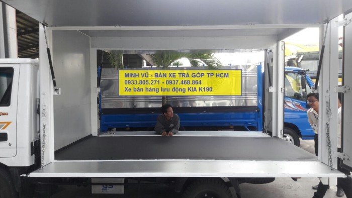 Xe bán hàng lưu động KIA Hàn Quốc. KIA K190 1,9 tấn.  Bán xe trả góp