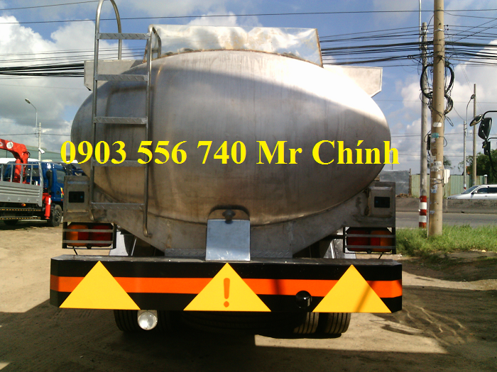 Xe bồn Hino 15 tấn chở dầu thực vật, xe bồn inox304