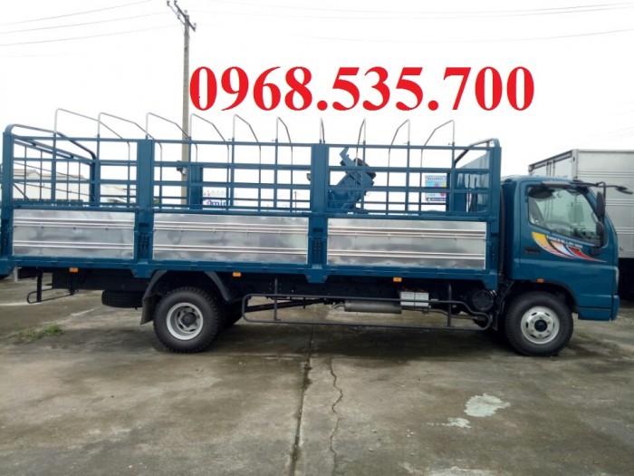 Bán xe tải Thaco Ollin700B, thùng mui bạt, trả góp