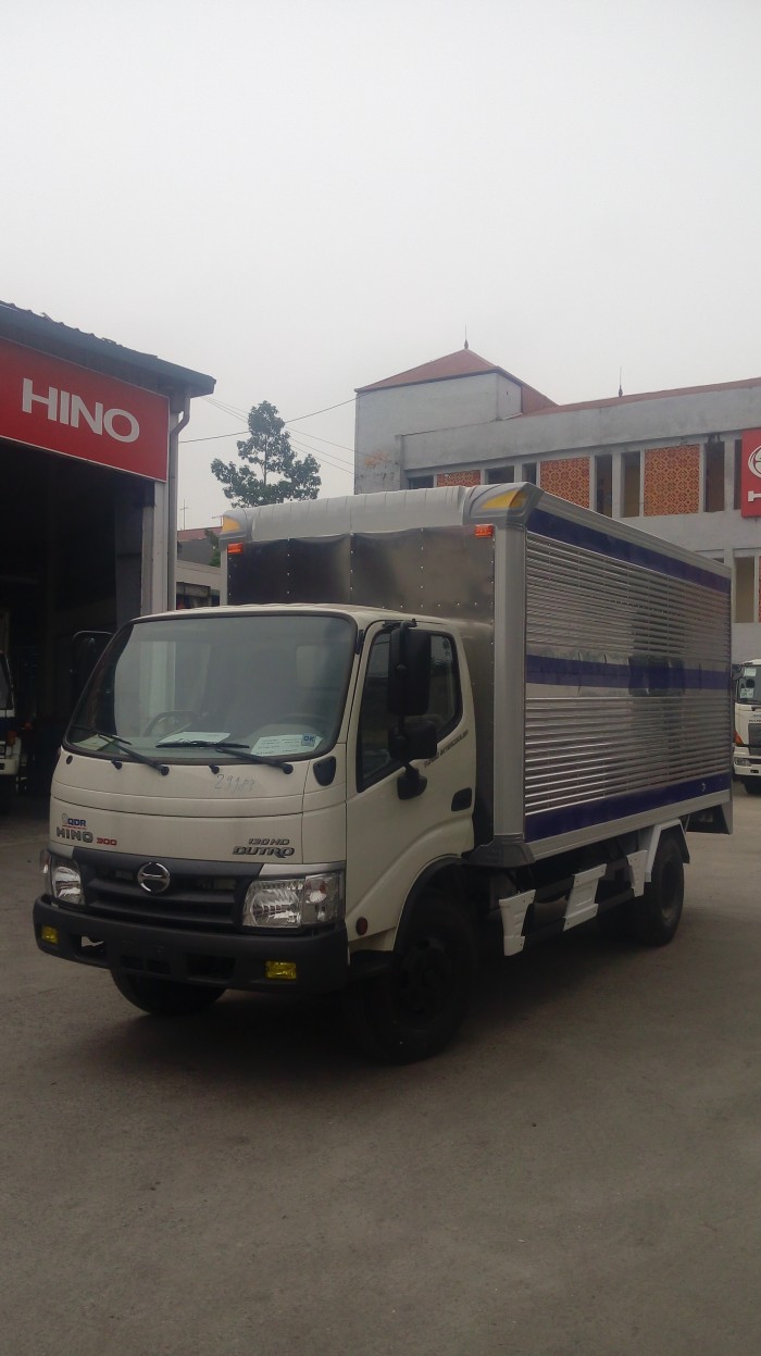 Hino 342L-JD3 tải trọng 5 tấn:  Xe ben, thùng lửng, thùng mui bạt, thùng kín
