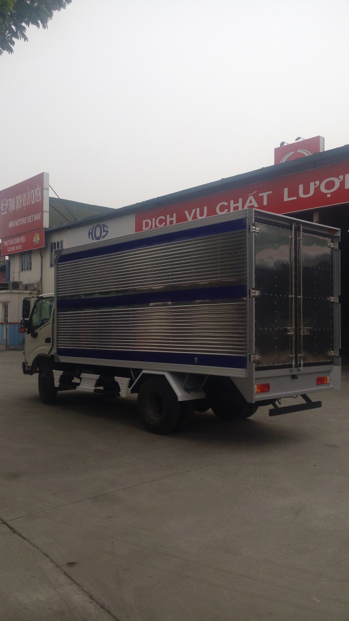 Hino 342L-JD3 tải trọng 5 tấn:  Xe ben, thùng lửng, thùng mui bạt, thùng kín
