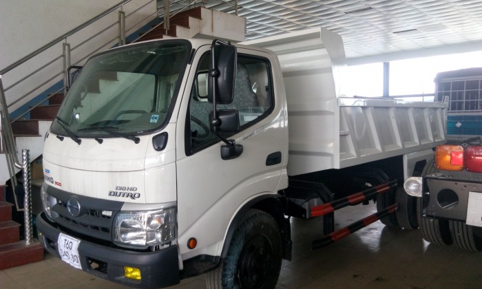 Hino 342L-JD3 tải trọng 5 tấn:  Xe ben, thùng lửng, thùng mui bạt, thùng kín