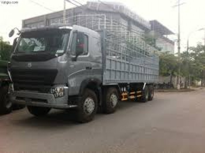 Bán Xe tải thùng 4 chân Howo 371, 375, A7 tải trọng 17-17,9 tấn 2016, 2017