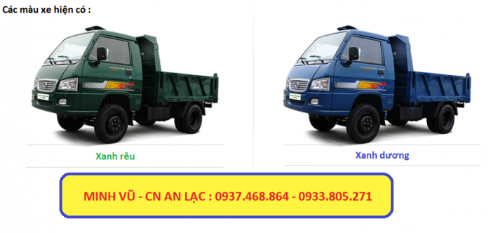 Xe Ben 5 tấn Trường Hải 5 Tấn 4 khối 1 FLD490C / Xe ben 5 tan cuu long