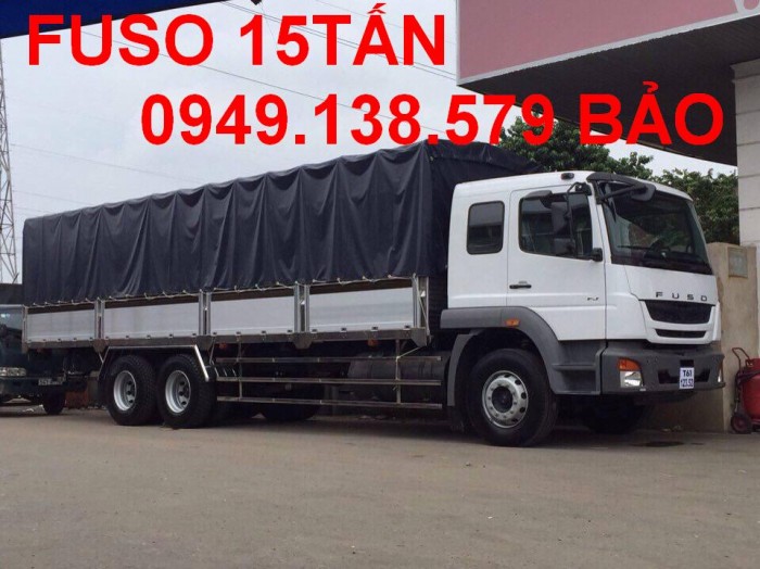Bán xe tải FUSO FJ24R 15tan _ 16tan thùng mui bạt tổng tải 24tan tại Cần Thơ