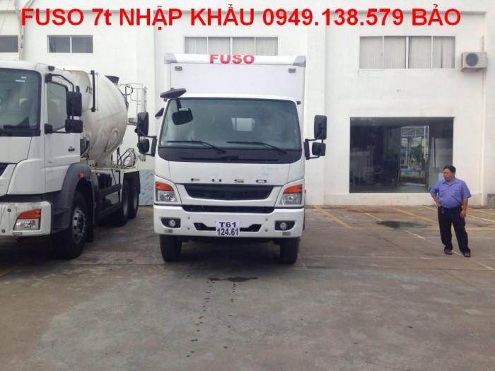 Bán xe tải FUSO FI12R 7t2_7t3 nhập khẩu thùng mui bạt tại Cần Thơ