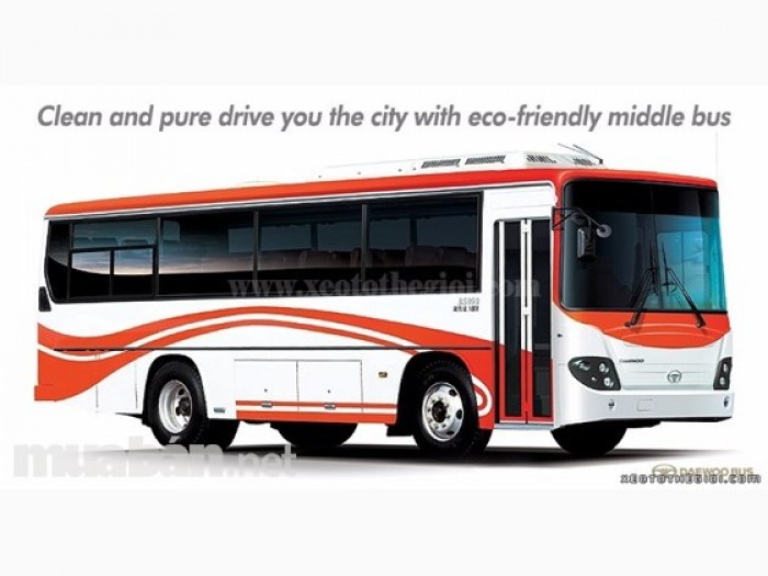 Daewoo xe khách 47 chỗ, hàng chính hãng Daewoo 2017 mới nhập khẩu giao ngay