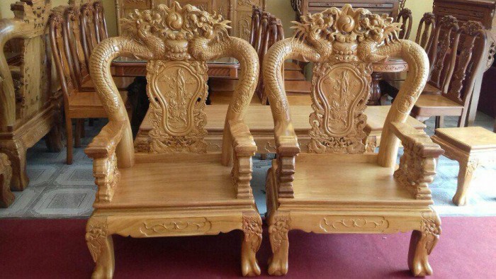 Bộ bàn ghế gỗ gõ đỏ Cửu Long chạm cả tay 6 món tay 10-BBG620 Mới 100%, giá: 34.500.000đ, gọi: 0933 378 864, Quận Tân Phú - Hồ Chí Minh, id-2faf0b00