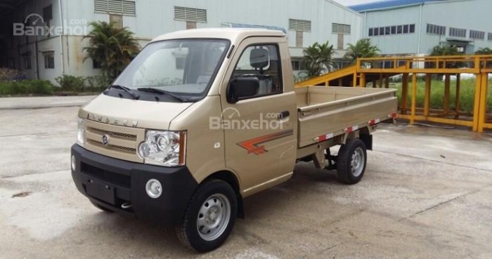 Xe tải Dongben mui bạt 800kg – Dongben thùng lững 850kg thùng dài 2450 mm