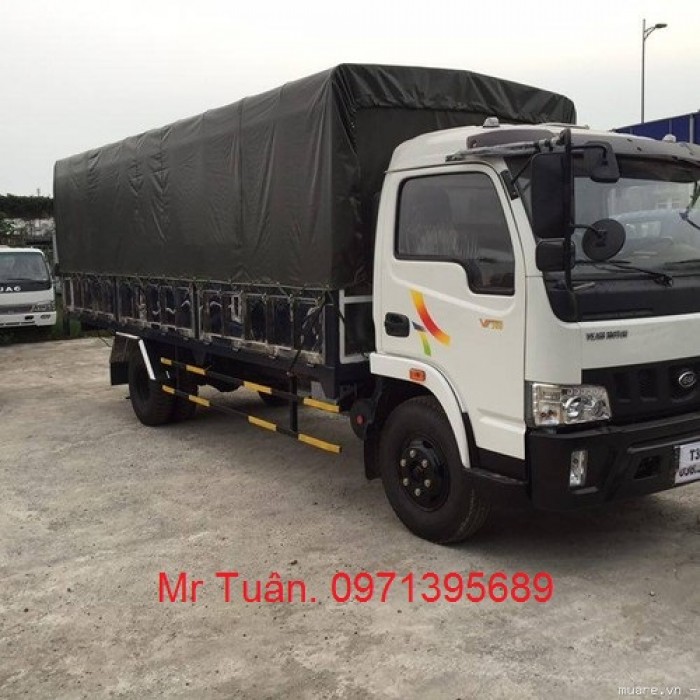 Bán xe Veam VT750, động cơ Hyundai 130ps thùng, dài 6m1