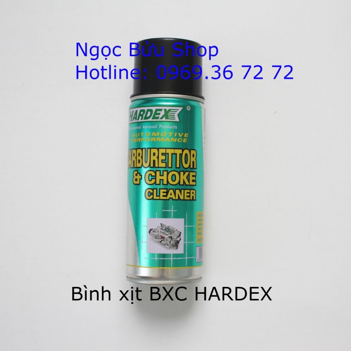 HARDEX- Carburetor-Choke Cleaner Bình xịt vệ sinh bình xăng con