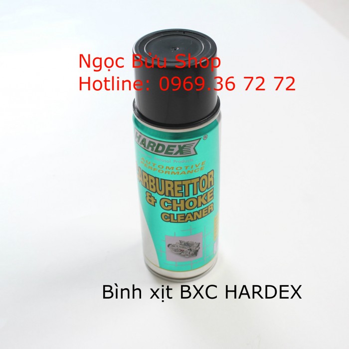 HARDEX- Carburetor-Choke Cleaner Bình xịt vệ sinh bình xăng con