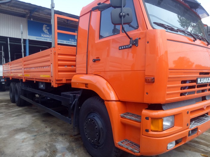 Kamaz tải thùng 65117, đời 2016, tải trọng 14 tấn, thùng dài 9m