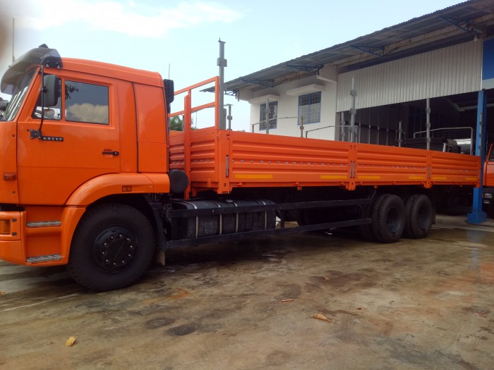 Kamaz tải thùng 65117, đời 2016, tải trọng 14 tấn, thùng dài 9m