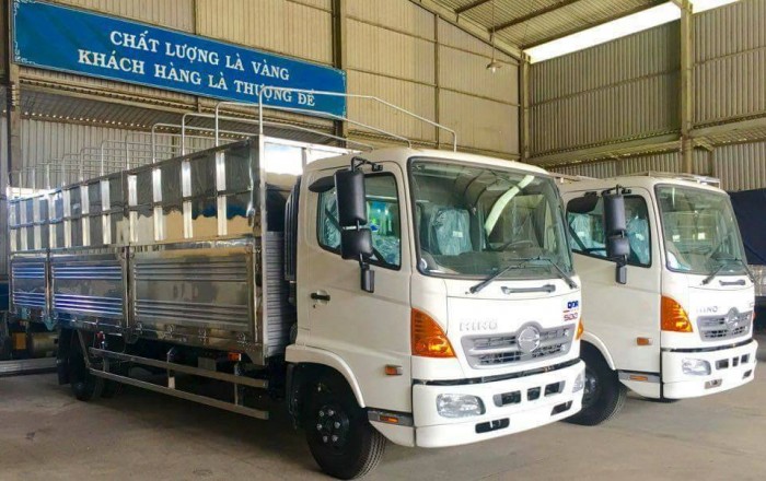 Xe tải hino FC9JLSW tải trọng 6,4 tấn tại Lâm Đồng