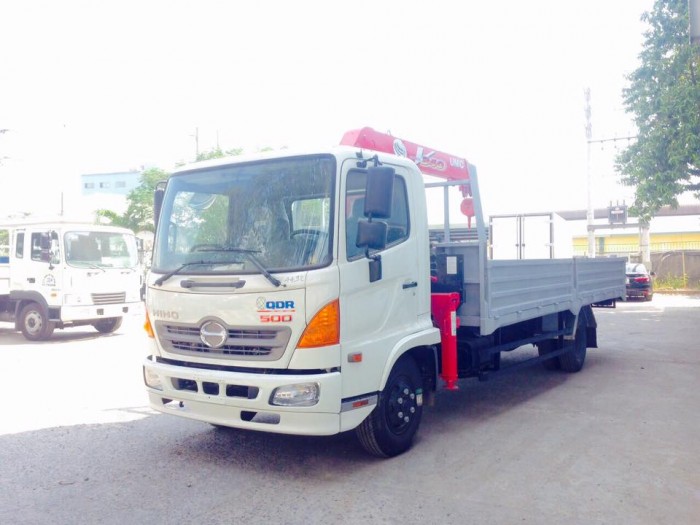 Xe tải Hino Lắp Cẩu UNIC UR-V343 3 tấn 3 khúc