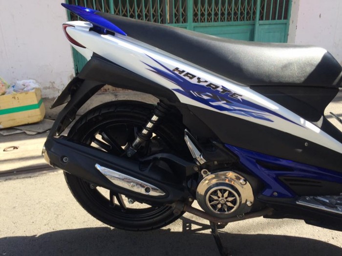 Suzuki hayate ss fi, phun xăng điện tử,màu xanh trắng