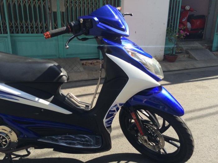 Suzuki hayate ss fi, phun xăng điện tử,màu xanh trắng