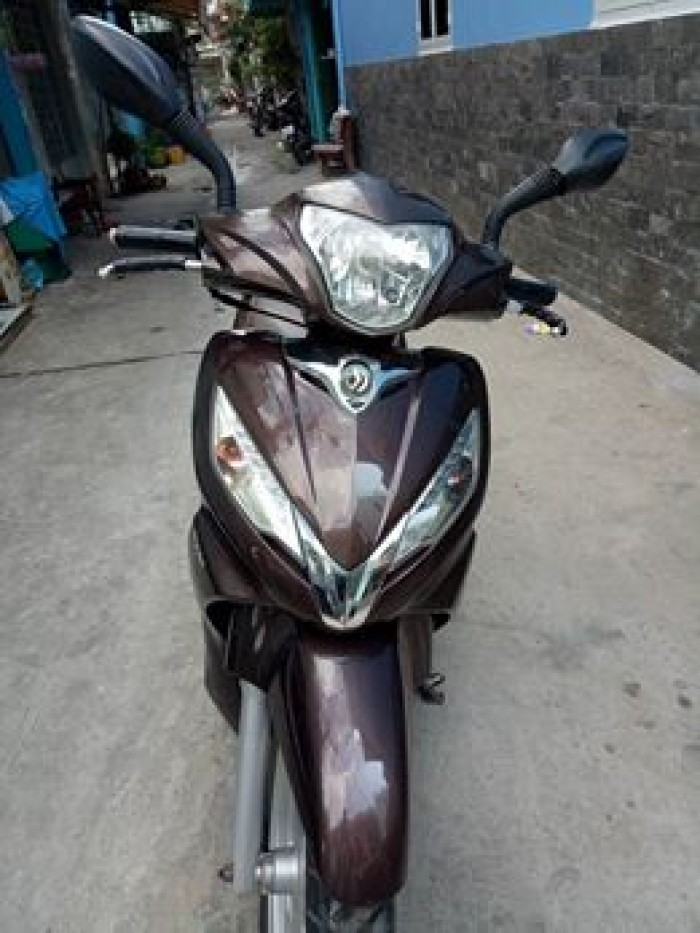 SYM Shark 125c màu nâu bstp xe đẹp máy êm mới 95%