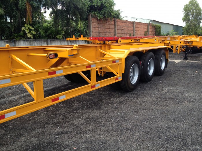 Chuẩn xác giá sơ-mi rơ-mooc tải chở container cimc (loại sàn)