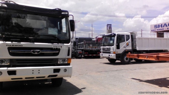 Ô Tô Miền Nam – Bán xe tải Daewoo 15 tấn - Xe tải Ben , bán trả góp 2017