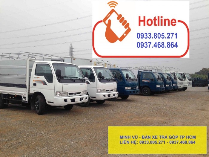 Bán Xe Tải Kia 2,4 Tấn , Xe Tải Kia 1,4 Tấn , Xe Tải Kia 1,25