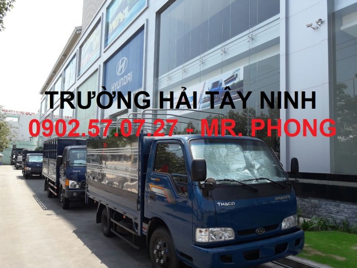 Xe kia trường hải 2 tan 4, 1t4, 1,25 xe KIA hàn quốc có tại Tây Ninh, hỗ trợ vay ngân hàng tốt