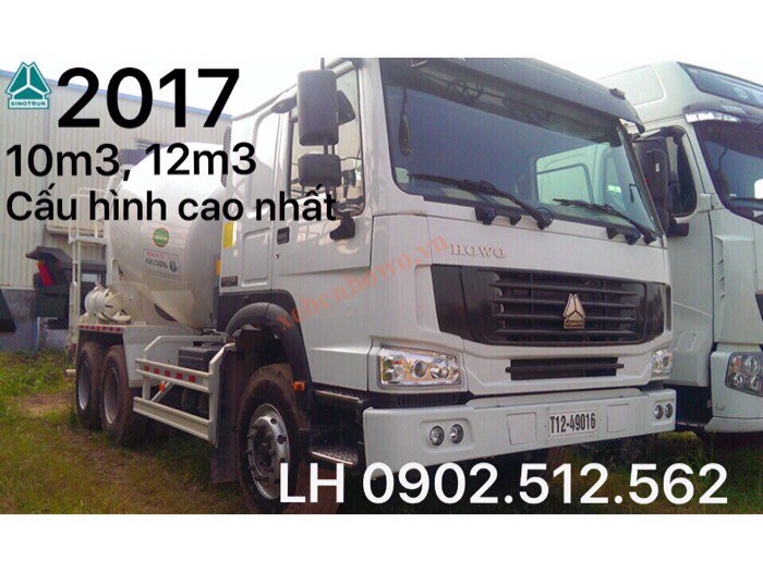 Xe trộn bê tông howo 10m3
