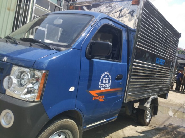 Bán xe tải nho dongben 770kg thùng kín trả góp 90%