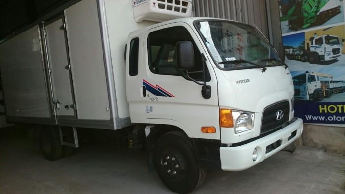 Xe Huyndai HD72 đông lạnh nhập khẩu nguyên chiếc