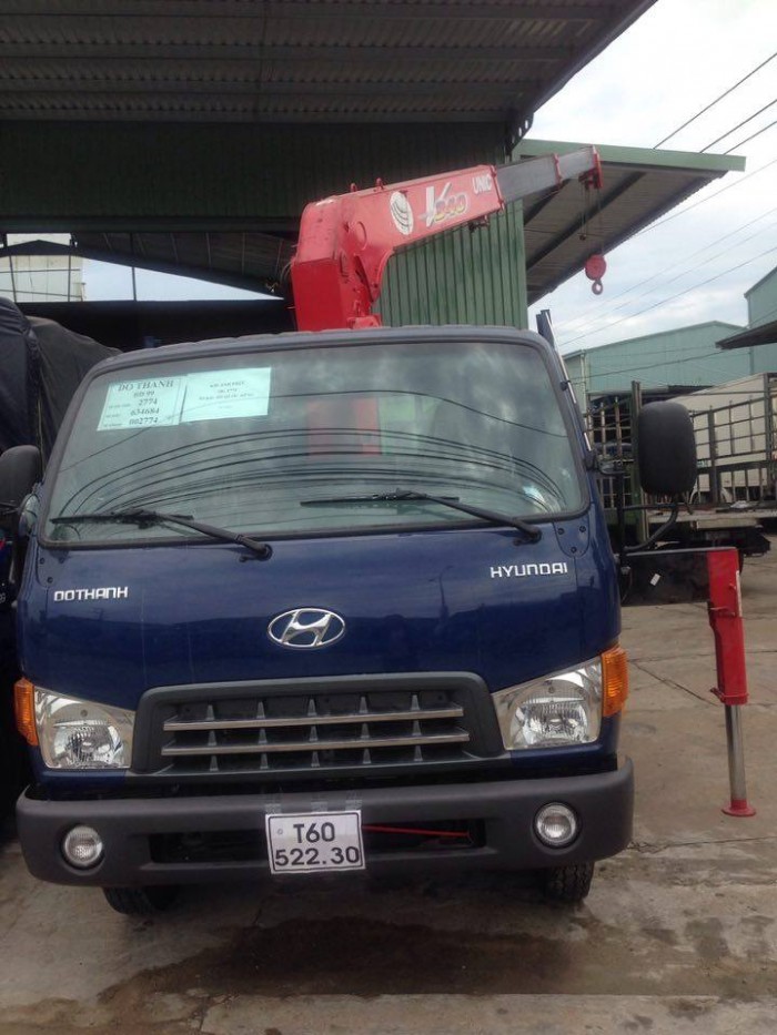 Xe Tải Hyundai Hd99 6,5T Gắn Cẩu Unic340