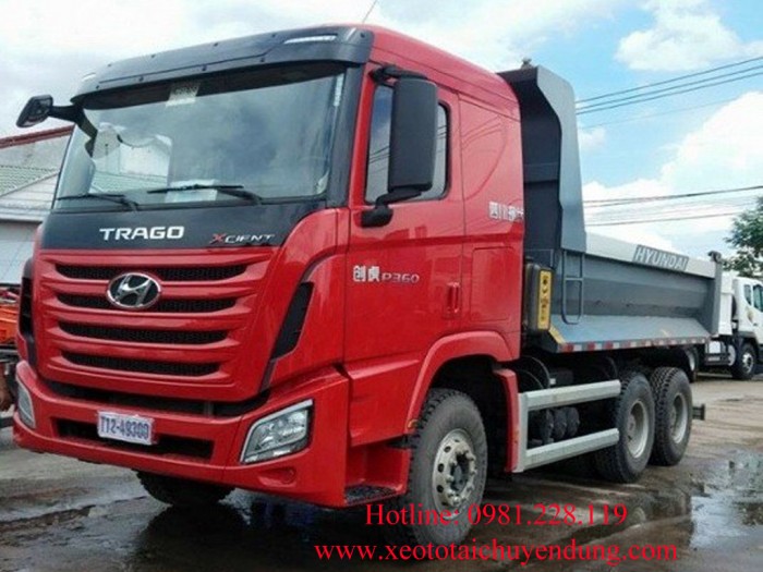 Xe ben 3 chân Hyundai Trago nhập khẩu Trung Quốc