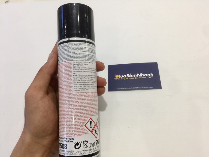 Chai xịt bảo dưỡng tăng tuổi thọ sên Liqui Moly Chain-Lube 1508 250ml - MSN388136
