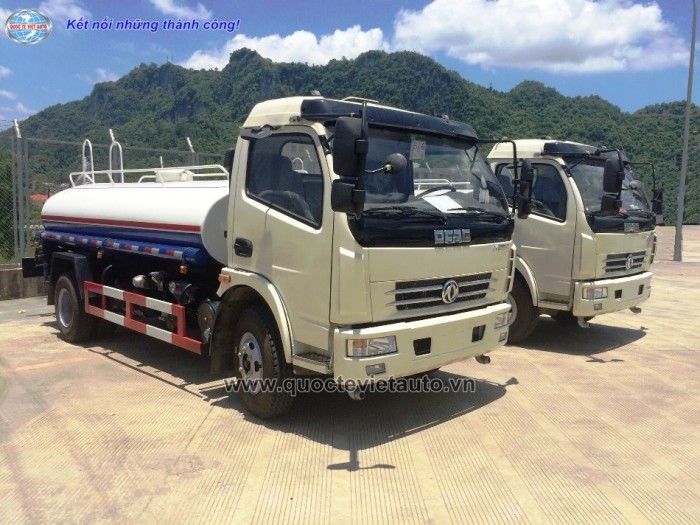 Xe phun nước rửa đường CŨ - MỚI   Xe phun nước rửa đường Dongfeng 5 khối - nhập nguyên chếc 2017