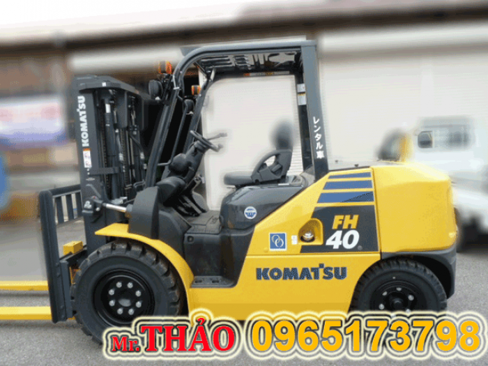 Xe nâng dầu KOMATSU FH40-1, xe nâng dầu 4 tấn năm 2012