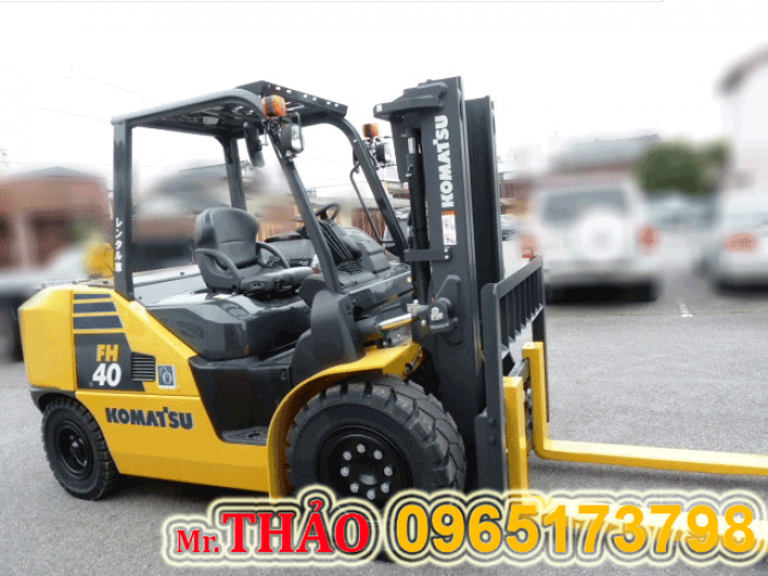 Xe nâng dầu KOMATSU FH40-1, xe nâng dầu 4 tấn năm 2012