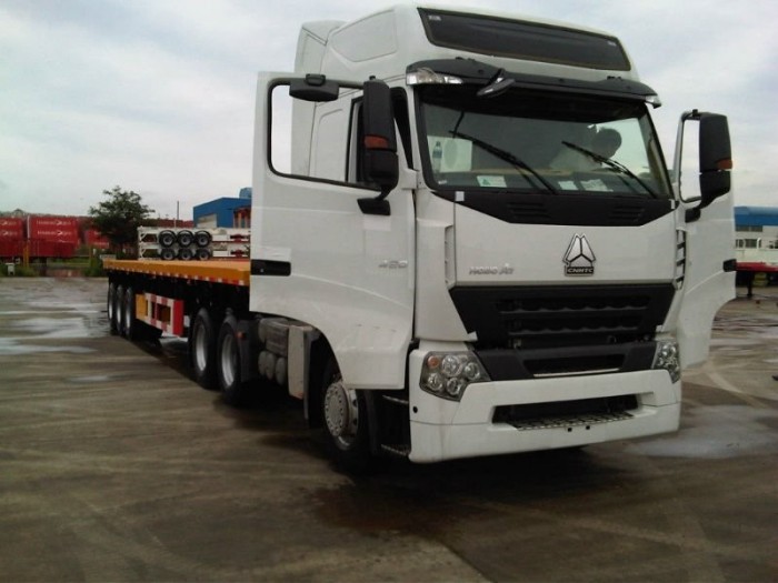 Xe đầu kéo Howo A7 tải trọng hơn 60 tấn Model 2017 Cỡ lốp 12R20