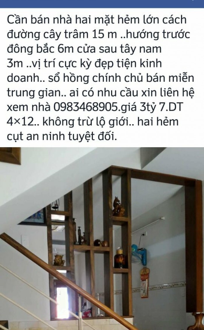 Cần bán nhà riêng