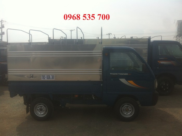 Bán xe tải Towner800A động cơ Euro 4, thùng mui bạt