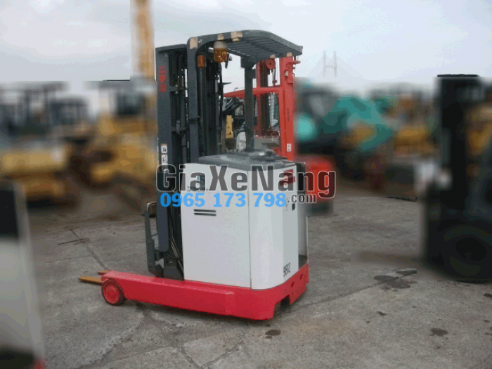 Xe nâng điện đứng lái NICHIYU FBRW15-63BC-500M - 2001 Xe nâng hàng 1500kg, Chiều cao nâng 5 mét