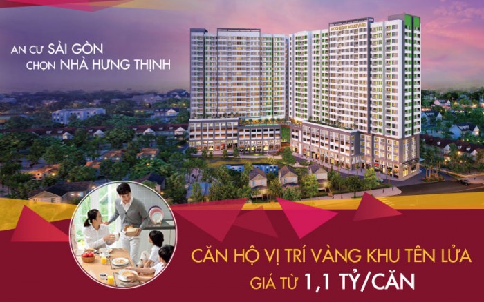 Bán căn hộ trả góp Quận Bình Tân